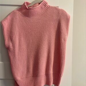 Elegant Pink Turtleneck Sweater